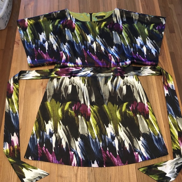 Colorful Paint Stroke BCBG Dress - Picture 3 of 5